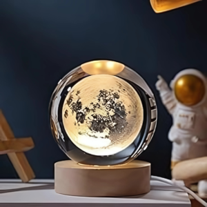 3D Galaxy Crystal Ball Night Lamp